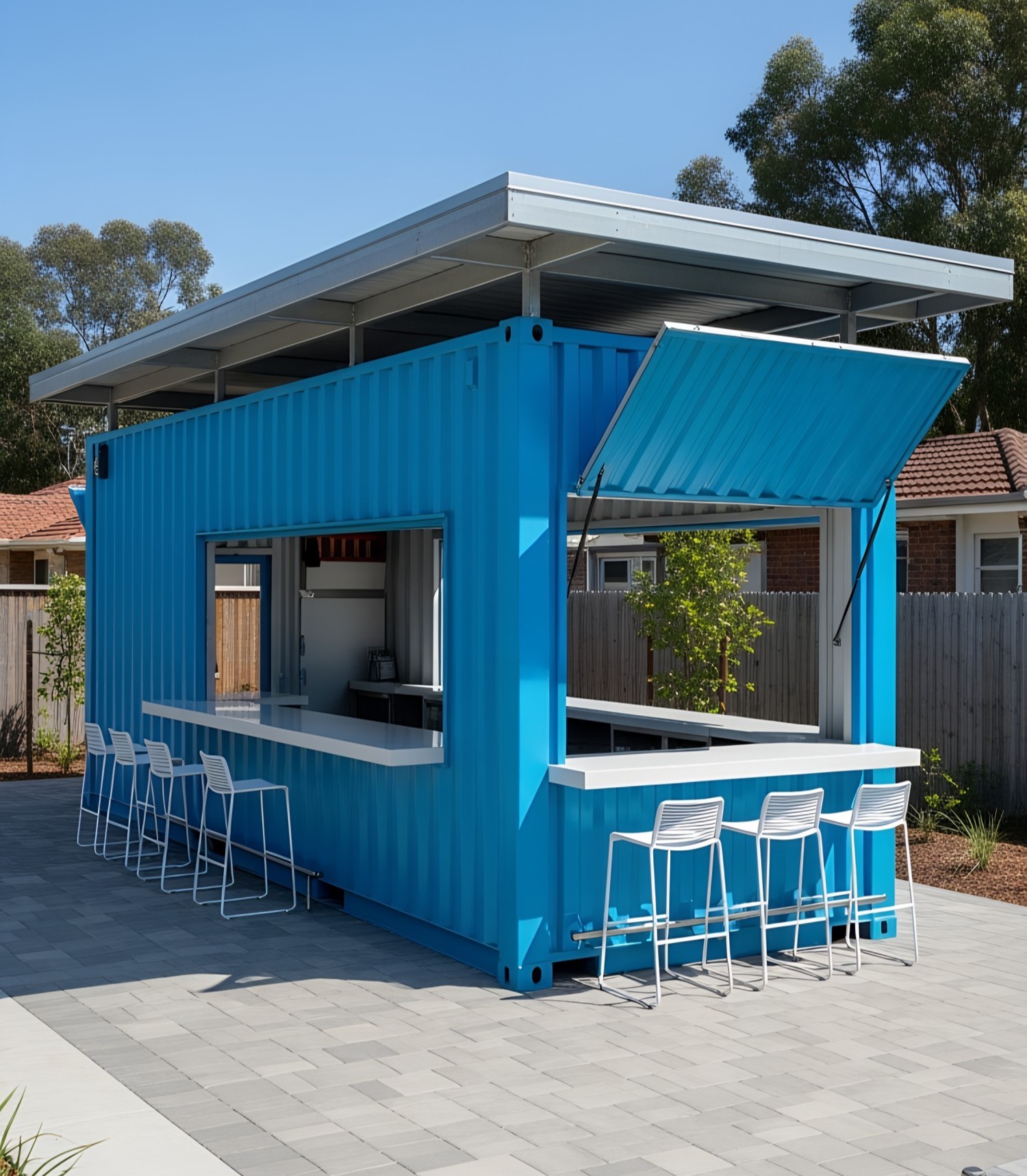 container-bar-rectangular-single-story-facade-corrugated-metal-siding-in-bright-blue-exposed-steel-surfaces-flat-roof-formed-by-the-original-shipping-container-structure-with-an-overhead-awning - Copy